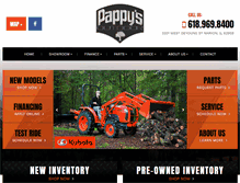 Tablet Screenshot of pappysoutdoor.com